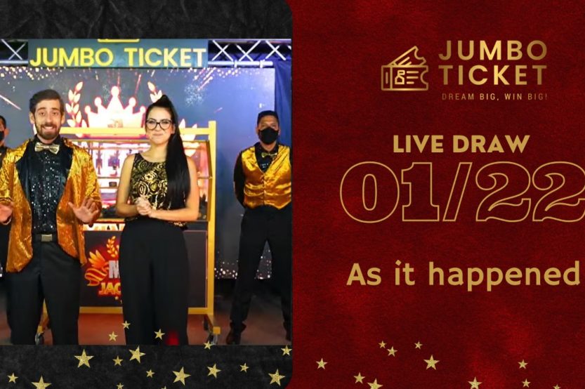 Jumbo Ticket live draw as it happened – January 5th, 2022