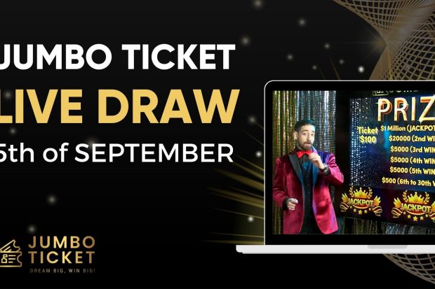 JUMBO TICKET LIVE DRAW AS IT HAPPENED- September 5TH, 2022