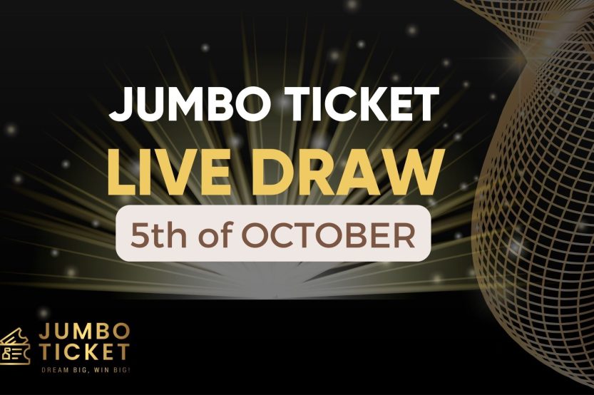 JUMBO TICKET LIVE DRAW AS IT HAPPENED- OCTOBER 5TH, 2022