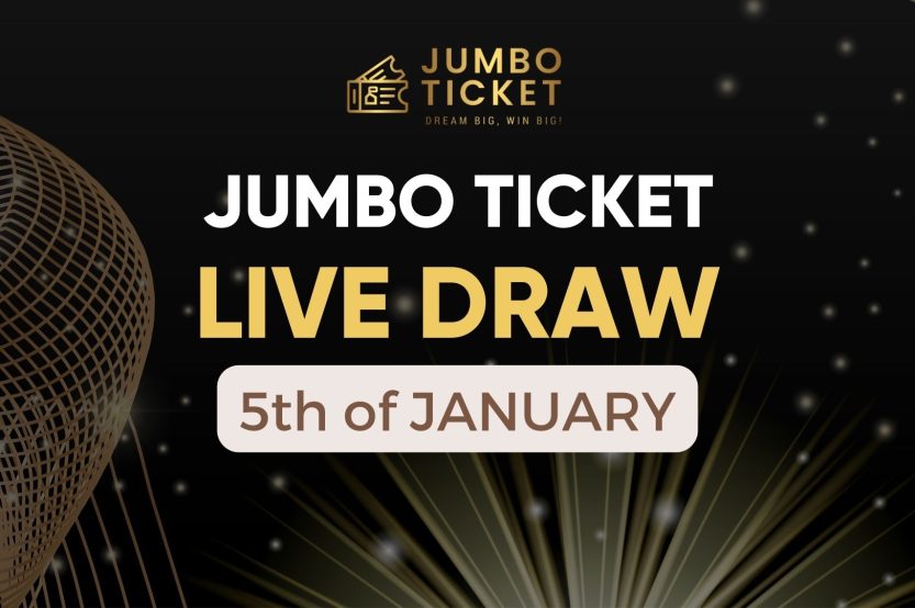 Jumbo Ticket Live Draw As It Happened - January 5th, 2023