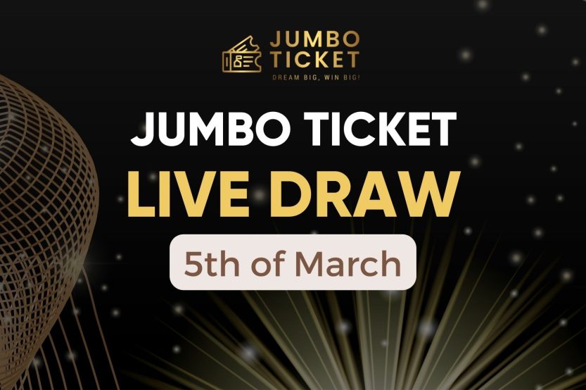 Jumbo Ticket Live Draw March 5th - As It Happened