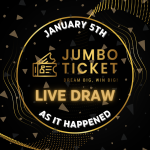 Jumbo Ticket Live Draw: As It Happened -  January 2024