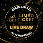 Jumbo Ticket December Live Draw - As It Happened
