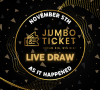 Jumbo Ticket November Live Draw - As It Happened