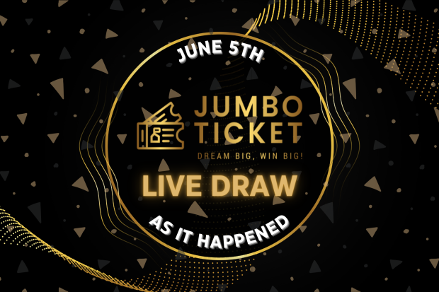 Celebrating Jumbo Ticket's Latest Live Draw Winners! - June 2024